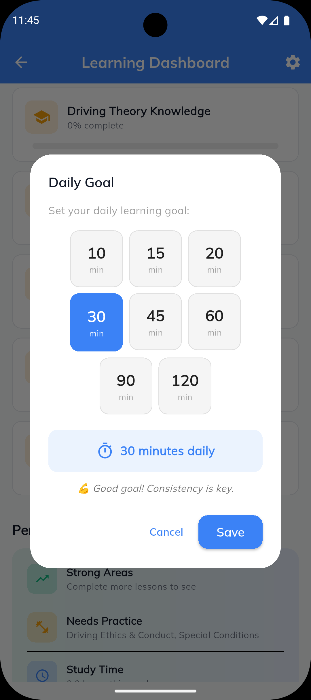Daily Goals