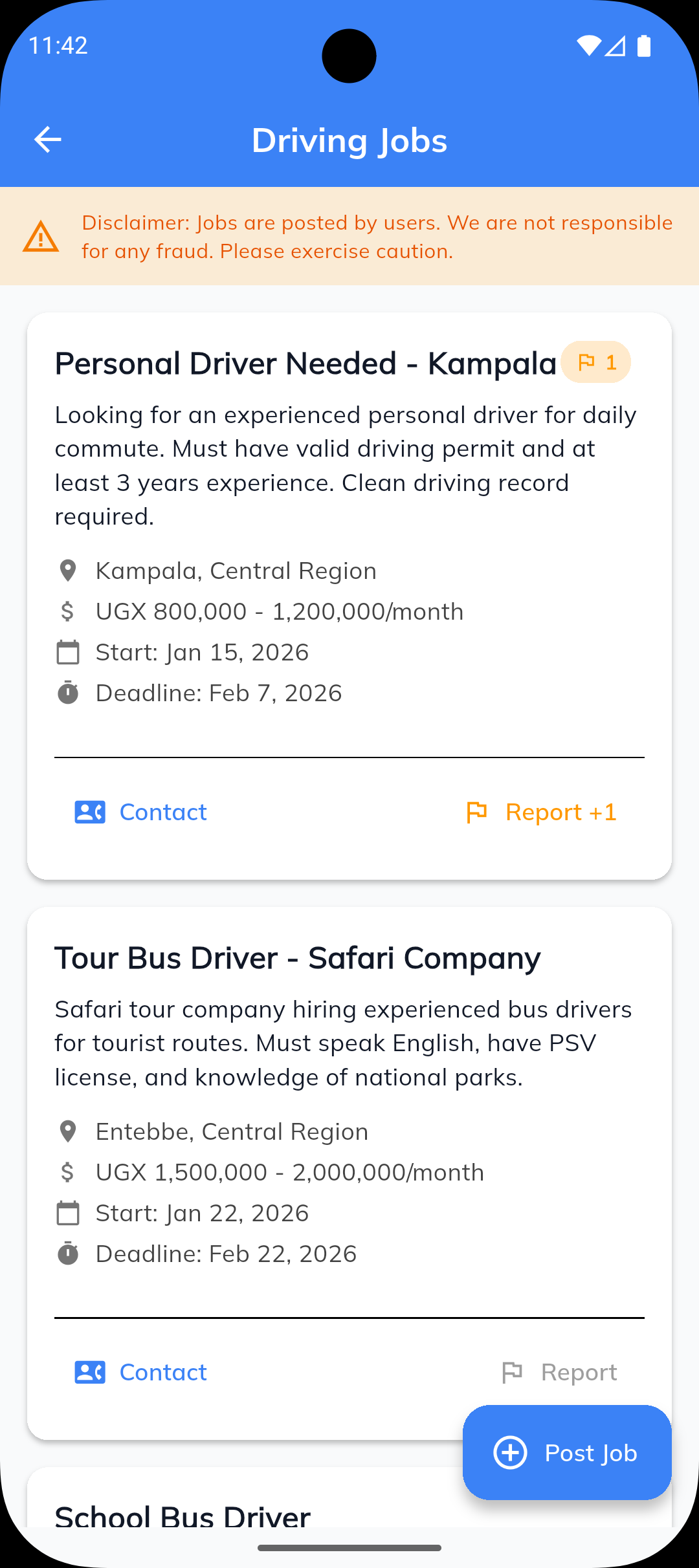 Driving Jobs