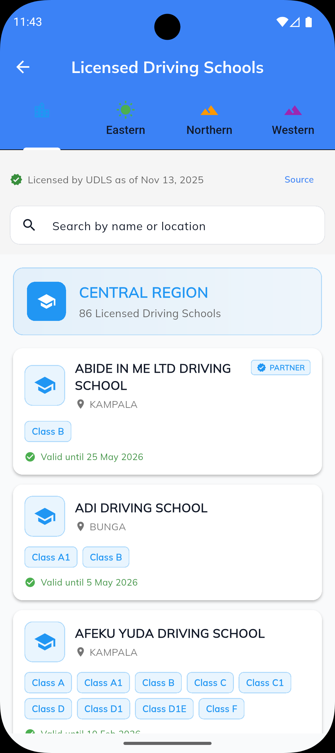 Driving Schools