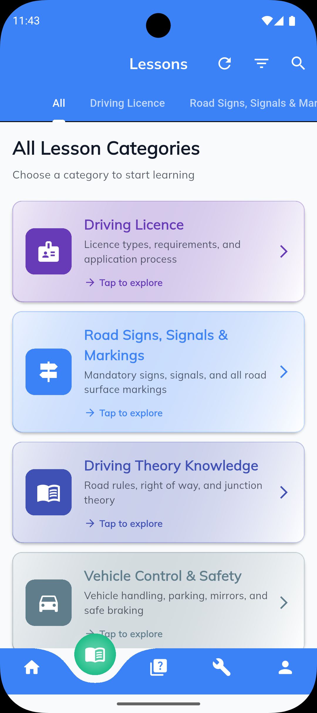 Lesson Categories